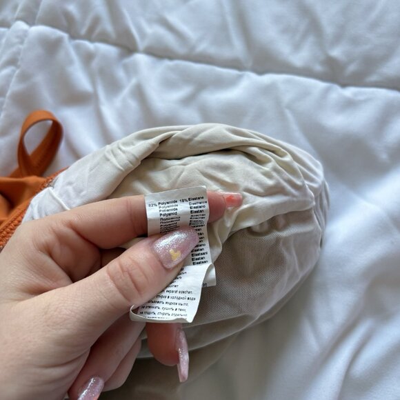 Gottex Womens Size 6 Liv Square Neck One Piece Swimsuit Orange Beach Summer - Picture 10 of 10